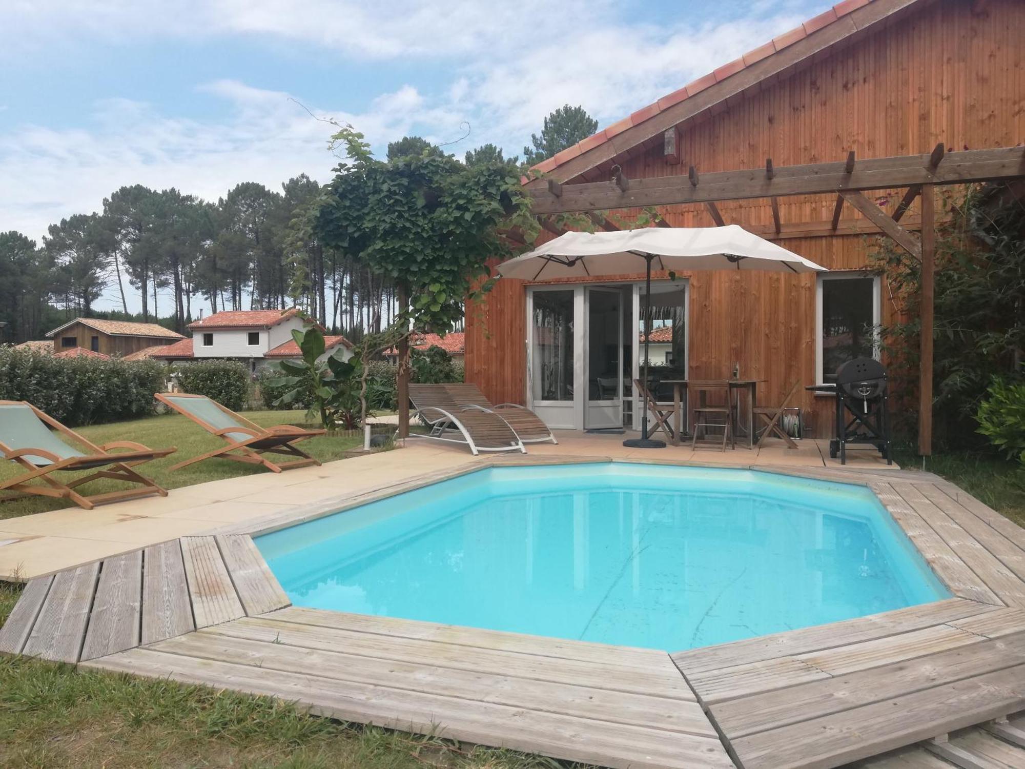Maison Moderne Proche Lac Et Plage ลียง ภายนอก รูปภาพ